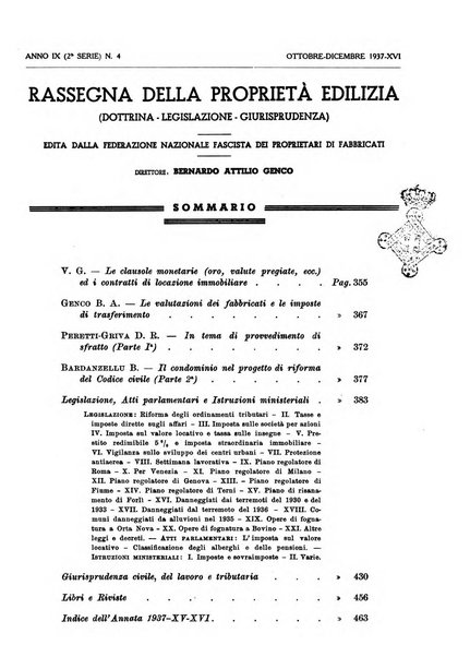 Rassegna della proprietà edilizia dottrina, legislazione, giurisprudenza