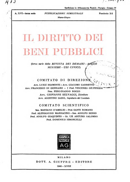 Il diritto dei beni pubblici