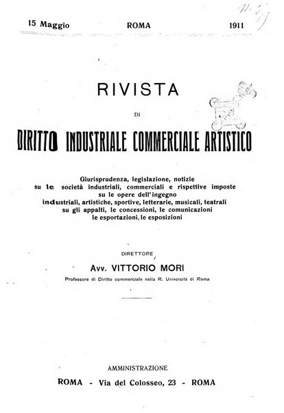 Rivista di diritto industriale, commerciale e artistico