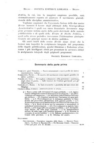 Rivista di diritto pubblico e della pubblica amministrazione in Italia e giurisprudenza amministrativa esposta sistematicamente