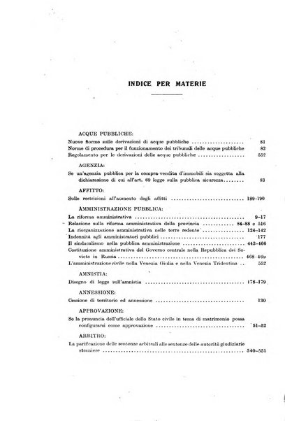 Rivista di diritto pubblico e della pubblica amministrazione in Italia e giurisprudenza amministrativa esposta sistematicamente