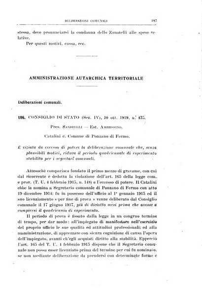 Rivista di diritto pubblico e della pubblica amministrazione in Italia e giurisprudenza amministrativa esposta sistematicamente