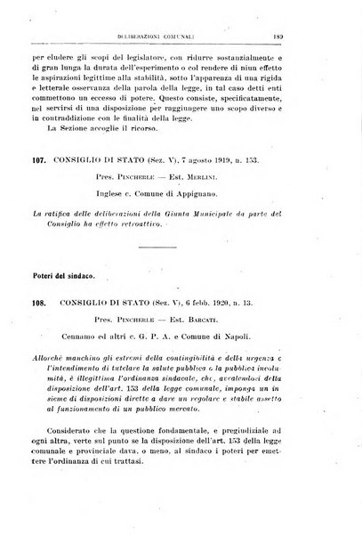 Rivista di diritto pubblico e della pubblica amministrazione in Italia e giurisprudenza amministrativa esposta sistematicamente