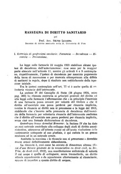 Rivista di diritto pubblico e della pubblica amministrazione in Italia. La giustizia amministrativa raccolta completa di giurisprudenza amministrativa esposta sistematicamente