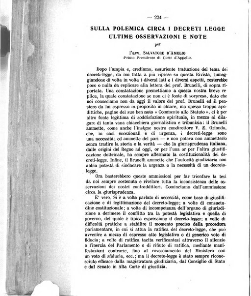 Rivista di diritto pubblico e della pubblica amministrazione in Italia. La giustizia amministrativa raccolta completa di giurisprudenza amministrativa esposta sistematicamente