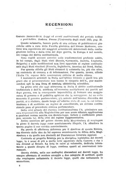 Rivista di diritto pubblico e della pubblica amministrazione in Italia. La giustizia amministrativa raccolta completa di giurisprudenza amministrativa esposta sistematicamente