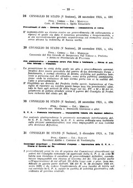 Rivista di diritto pubblico e della pubblica amministrazione in Italia. La giustizia amministrativa raccolta completa di giurisprudenza amministrativa esposta sistematicamente