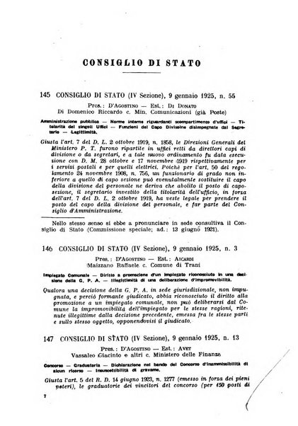 Rivista di diritto pubblico e della pubblica amministrazione in Italia. La giustizia amministrativa raccolta completa di giurisprudenza amministrativa esposta sistematicamente