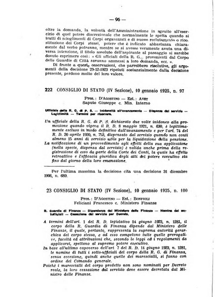 Rivista di diritto pubblico e della pubblica amministrazione in Italia. La giustizia amministrativa raccolta completa di giurisprudenza amministrativa esposta sistematicamente