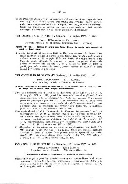 Rivista di diritto pubblico e della pubblica amministrazione in Italia. La giustizia amministrativa raccolta completa di giurisprudenza amministrativa esposta sistematicamente