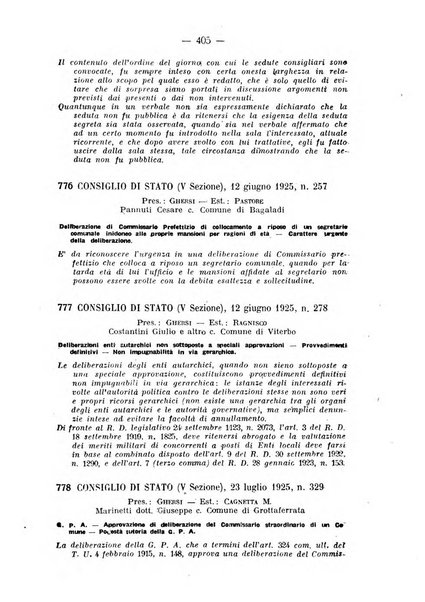 Rivista di diritto pubblico e della pubblica amministrazione in Italia. La giustizia amministrativa raccolta completa di giurisprudenza amministrativa esposta sistematicamente