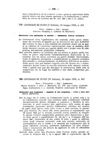 Rivista di diritto pubblico e della pubblica amministrazione in Italia. La giustizia amministrativa raccolta completa di giurisprudenza amministrativa esposta sistematicamente