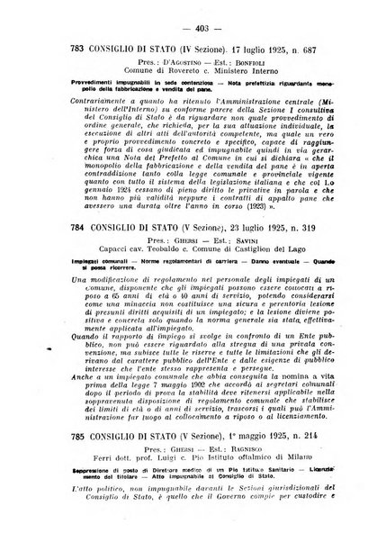 Rivista di diritto pubblico e della pubblica amministrazione in Italia. La giustizia amministrativa raccolta completa di giurisprudenza amministrativa esposta sistematicamente