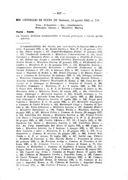 Rivista di diritto pubblico e della pubblica amministrazione in Italia. La giustizia amministrativa raccolta completa di giurisprudenza amministrativa esposta sistematicamente