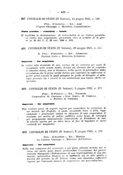 Rivista di diritto pubblico e della pubblica amministrazione in Italia. La giustizia amministrativa raccolta completa di giurisprudenza amministrativa esposta sistematicamente