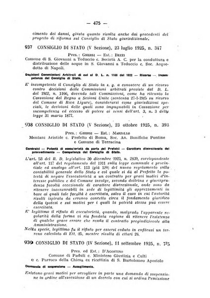 Rivista di diritto pubblico e della pubblica amministrazione in Italia. La giustizia amministrativa raccolta completa di giurisprudenza amministrativa esposta sistematicamente