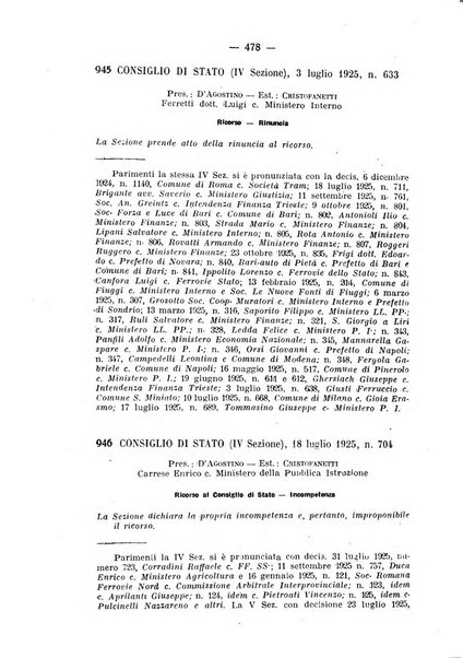 Rivista di diritto pubblico e della pubblica amministrazione in Italia. La giustizia amministrativa raccolta completa di giurisprudenza amministrativa esposta sistematicamente