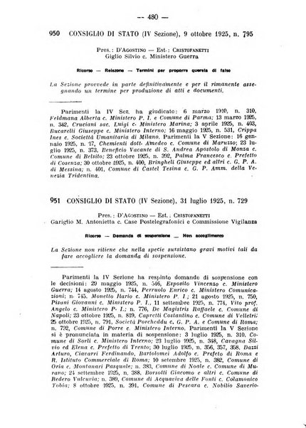 Rivista di diritto pubblico e della pubblica amministrazione in Italia. La giustizia amministrativa raccolta completa di giurisprudenza amministrativa esposta sistematicamente