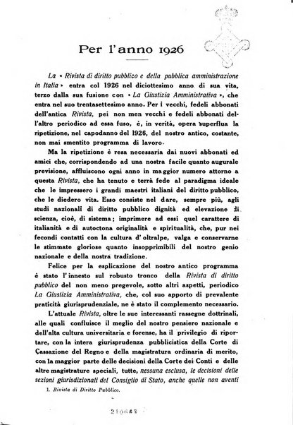 Rivista di diritto pubblico e della pubblica amministrazione in Italia. La giustizia amministrativa raccolta completa di giurisprudenza amministrativa esposta sistematicamente