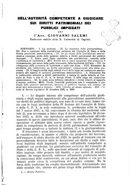 Rivista di diritto pubblico e della pubblica amministrazione in Italia. La giustizia amministrativa raccolta completa di giurisprudenza amministrativa esposta sistematicamente