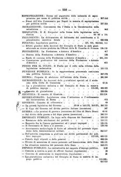 Rivista di diritto pubblico e della pubblica amministrazione in Italia. La giustizia amministrativa raccolta completa di giurisprudenza amministrativa esposta sistematicamente