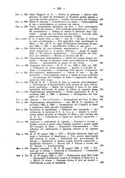 Rivista di diritto pubblico e della pubblica amministrazione in Italia. La giustizia amministrativa raccolta completa di giurisprudenza amministrativa esposta sistematicamente