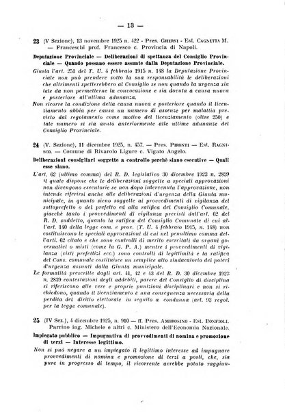 Rivista di diritto pubblico e della pubblica amministrazione in Italia. La giustizia amministrativa raccolta completa di giurisprudenza amministrativa esposta sistematicamente