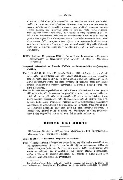 Rivista di diritto pubblico e della pubblica amministrazione in Italia. La giustizia amministrativa raccolta completa di giurisprudenza amministrativa esposta sistematicamente