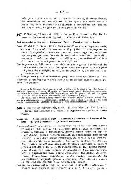 Rivista di diritto pubblico e della pubblica amministrazione in Italia. La giustizia amministrativa raccolta completa di giurisprudenza amministrativa esposta sistematicamente