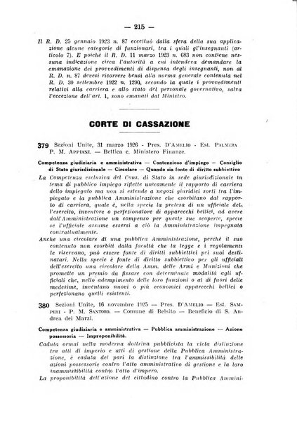 Rivista di diritto pubblico e della pubblica amministrazione in Italia. La giustizia amministrativa raccolta completa di giurisprudenza amministrativa esposta sistematicamente