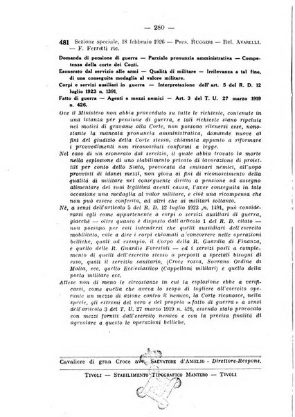 Rivista di diritto pubblico e della pubblica amministrazione in Italia. La giustizia amministrativa raccolta completa di giurisprudenza amministrativa esposta sistematicamente