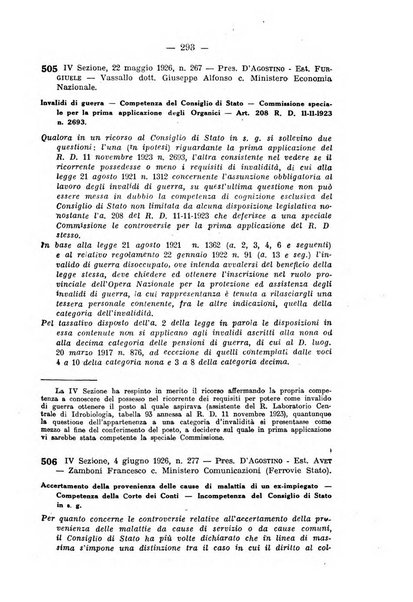 Rivista di diritto pubblico e della pubblica amministrazione in Italia. La giustizia amministrativa raccolta completa di giurisprudenza amministrativa esposta sistematicamente