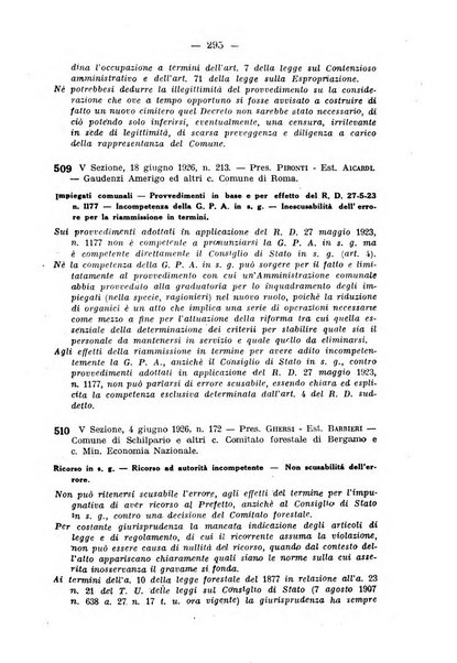 Rivista di diritto pubblico e della pubblica amministrazione in Italia. La giustizia amministrativa raccolta completa di giurisprudenza amministrativa esposta sistematicamente