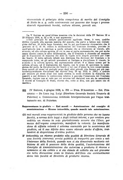 Rivista di diritto pubblico e della pubblica amministrazione in Italia. La giustizia amministrativa raccolta completa di giurisprudenza amministrativa esposta sistematicamente