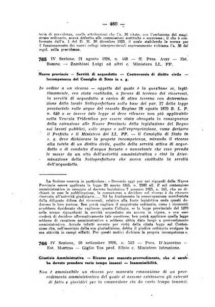 Rivista di diritto pubblico e della pubblica amministrazione in Italia. La giustizia amministrativa raccolta completa di giurisprudenza amministrativa esposta sistematicamente