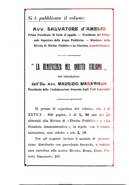 Rivista di diritto pubblico e della pubblica amministrazione in Italia. La giustizia amministrativa raccolta completa di giurisprudenza amministrativa esposta sistematicamente