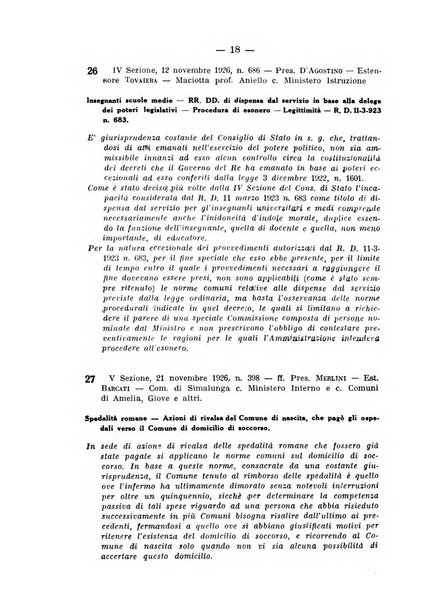 Rivista di diritto pubblico e della pubblica amministrazione in Italia. La giustizia amministrativa raccolta completa di giurisprudenza amministrativa esposta sistematicamente