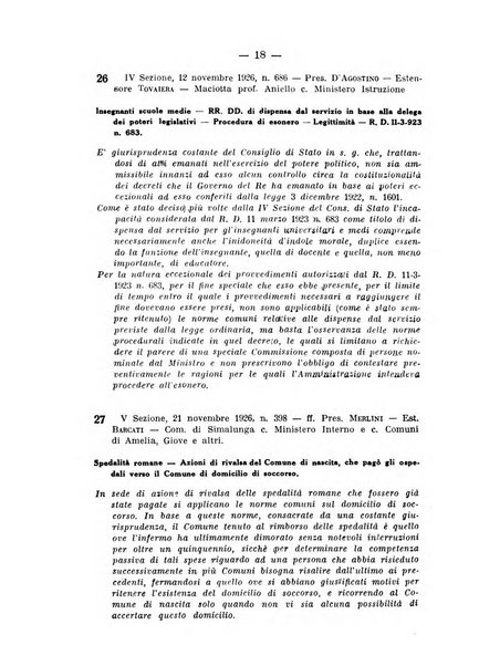 Rivista di diritto pubblico e della pubblica amministrazione in Italia. La giustizia amministrativa raccolta completa di giurisprudenza amministrativa esposta sistematicamente