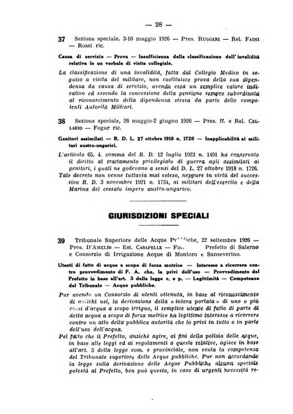 Rivista di diritto pubblico e della pubblica amministrazione in Italia. La giustizia amministrativa raccolta completa di giurisprudenza amministrativa esposta sistematicamente