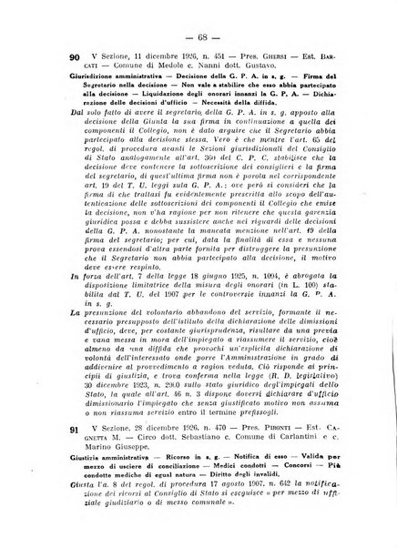 Rivista di diritto pubblico e della pubblica amministrazione in Italia. La giustizia amministrativa raccolta completa di giurisprudenza amministrativa esposta sistematicamente