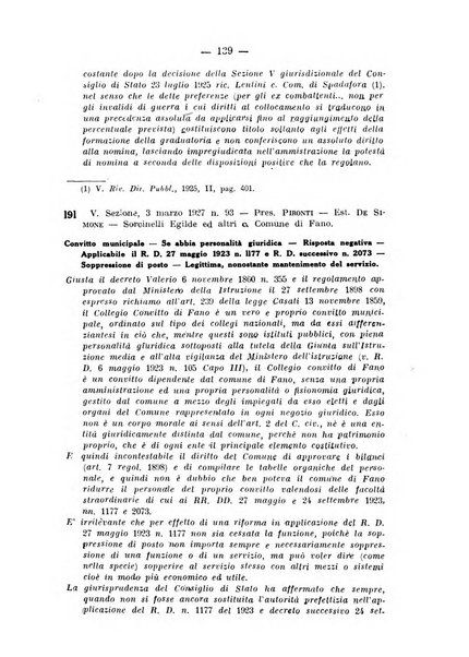 Rivista di diritto pubblico e della pubblica amministrazione in Italia. La giustizia amministrativa raccolta completa di giurisprudenza amministrativa esposta sistematicamente