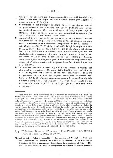 Rivista di diritto pubblico e della pubblica amministrazione in Italia. La giustizia amministrativa raccolta completa di giurisprudenza amministrativa esposta sistematicamente