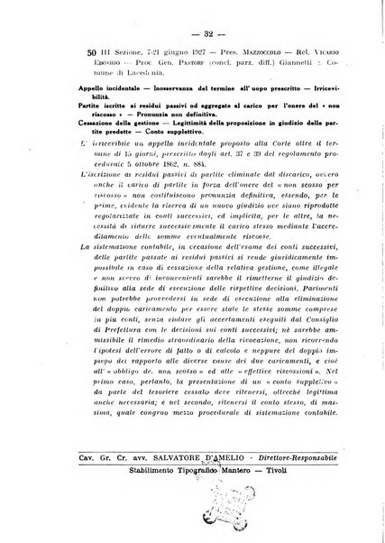 Rivista di diritto pubblico e della pubblica amministrazione in Italia. La giustizia amministrativa raccolta completa di giurisprudenza amministrativa esposta sistematicamente