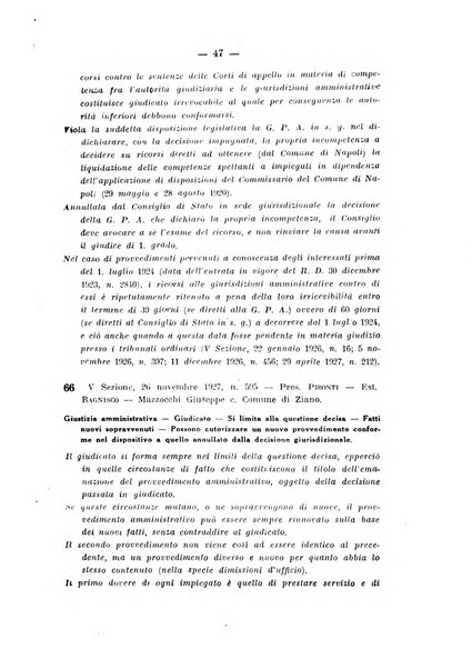 Rivista di diritto pubblico e della pubblica amministrazione in Italia. La giustizia amministrativa raccolta completa di giurisprudenza amministrativa esposta sistematicamente