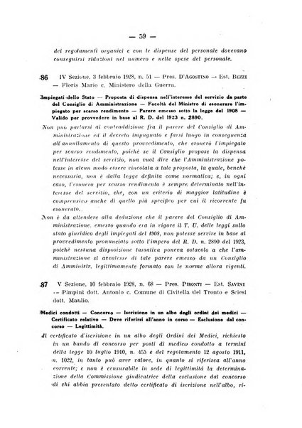 Rivista di diritto pubblico e della pubblica amministrazione in Italia. La giustizia amministrativa raccolta completa di giurisprudenza amministrativa esposta sistematicamente