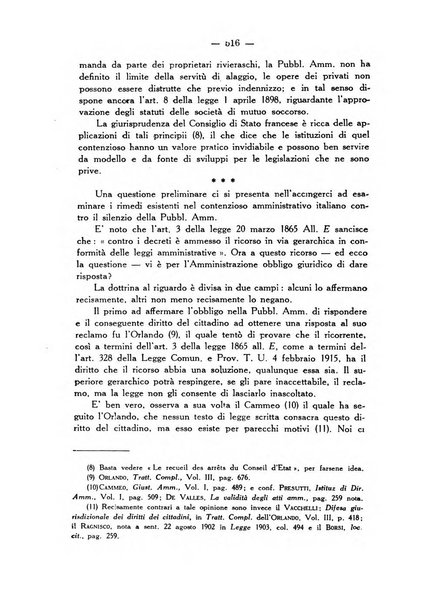 Rivista di diritto pubblico e della pubblica amministrazione in Italia. La giustizia amministrativa raccolta completa di giurisprudenza amministrativa esposta sistematicamente