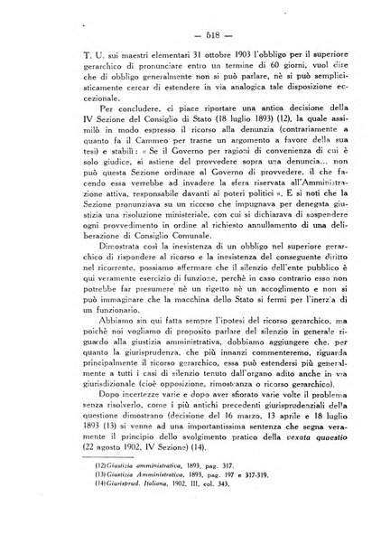 Rivista di diritto pubblico e della pubblica amministrazione in Italia. La giustizia amministrativa raccolta completa di giurisprudenza amministrativa esposta sistematicamente