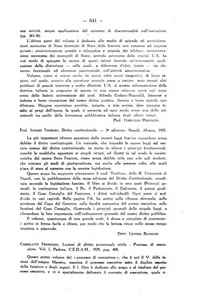 Rivista di diritto pubblico e della pubblica amministrazione in Italia. La giustizia amministrativa raccolta completa di giurisprudenza amministrativa esposta sistematicamente