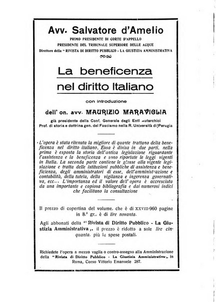 Rivista di diritto pubblico e della pubblica amministrazione in Italia. La giustizia amministrativa raccolta completa di giurisprudenza amministrativa esposta sistematicamente