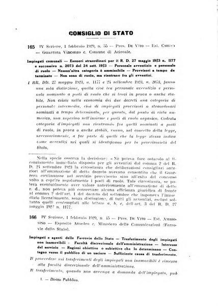 Rivista di diritto pubblico e della pubblica amministrazione in Italia. La giustizia amministrativa raccolta completa di giurisprudenza amministrativa esposta sistematicamente